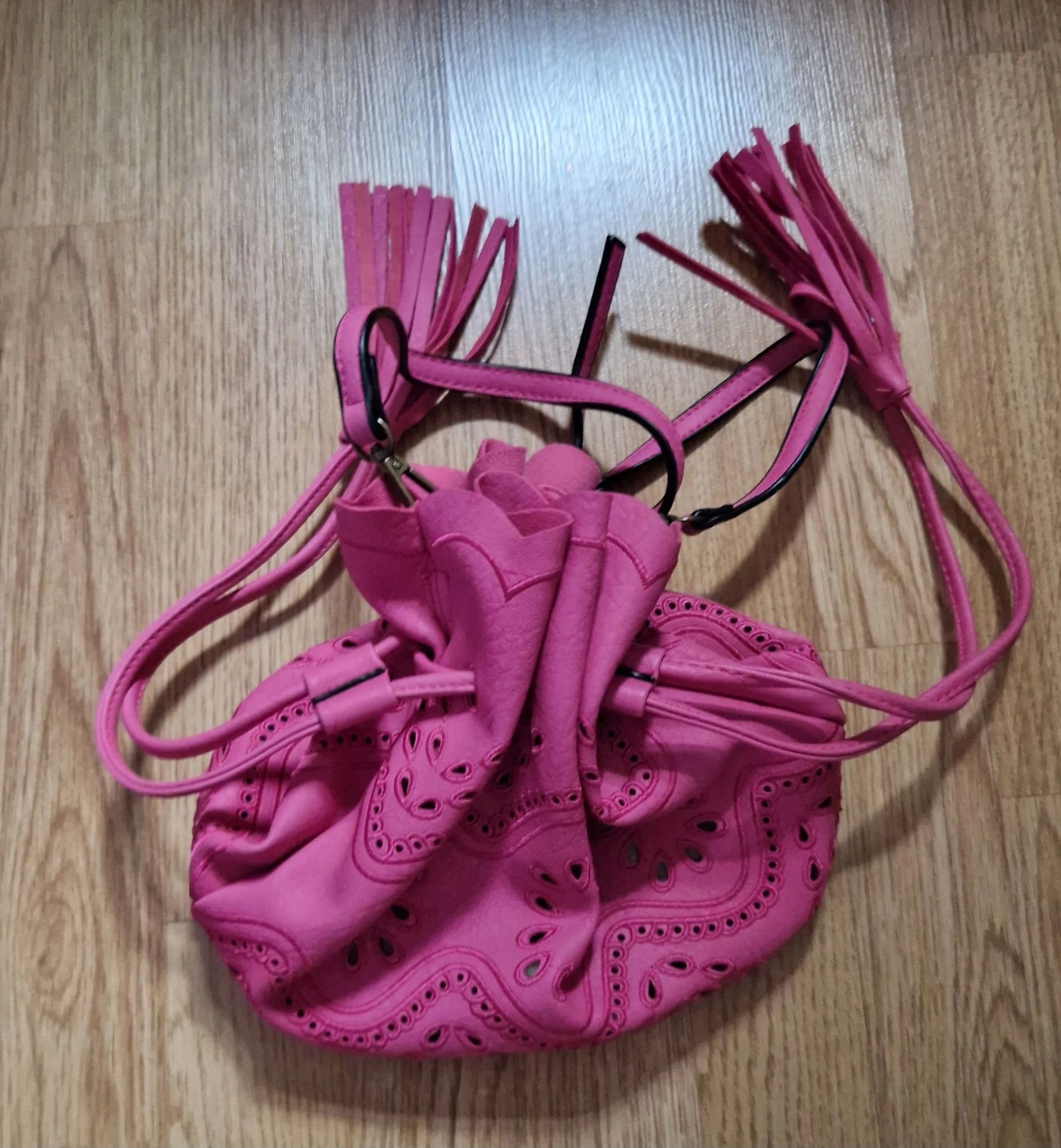 Bolso bandolera cubo fucsia Salotto NUEVO